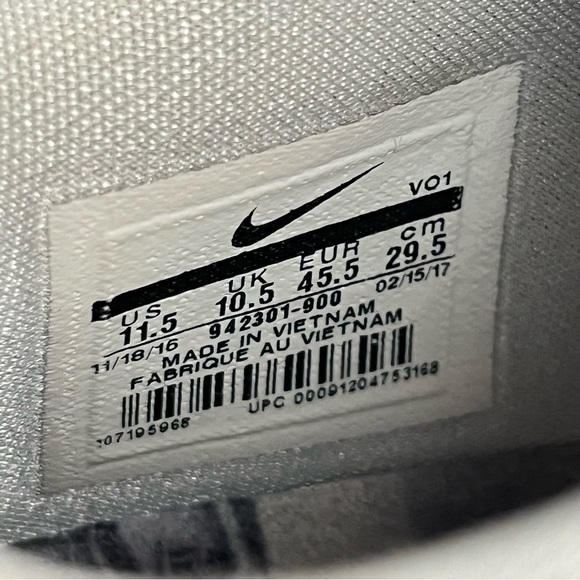 Nike Kobe AD PE DeRozan LA City Of Compton Cool Grey 942301-900 Mens Size 11.5 - Picture 11 of 11